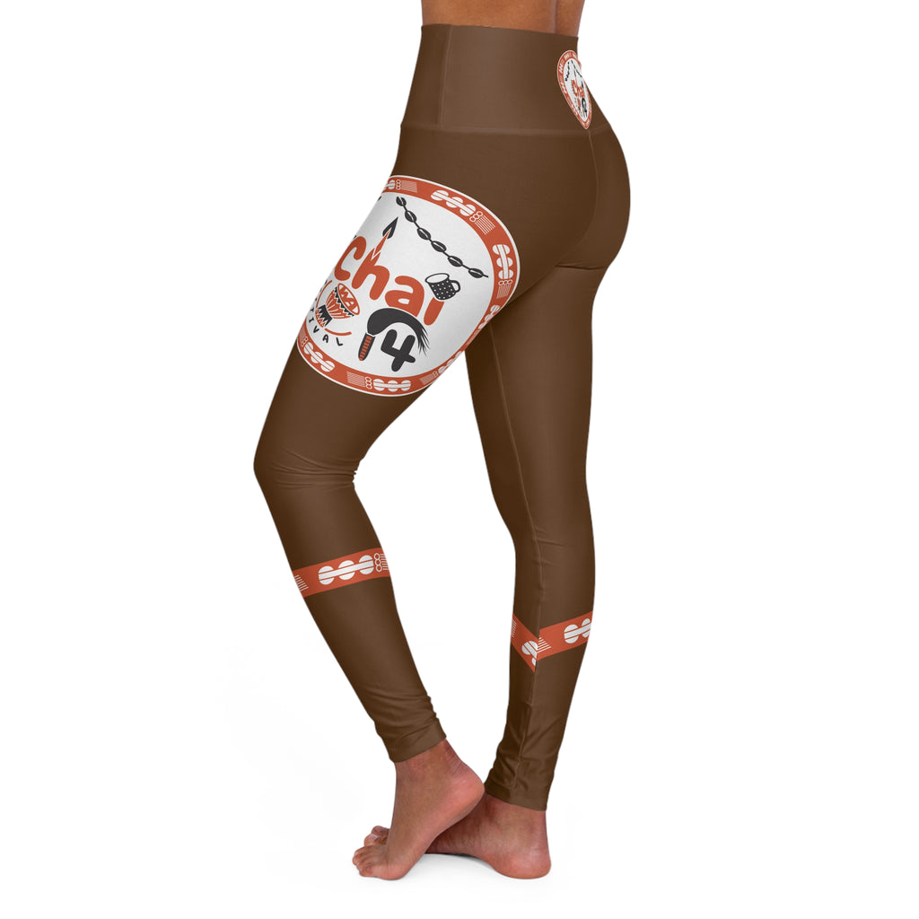 Chai wa 14 fest High-Waisted Yoga Leggings
