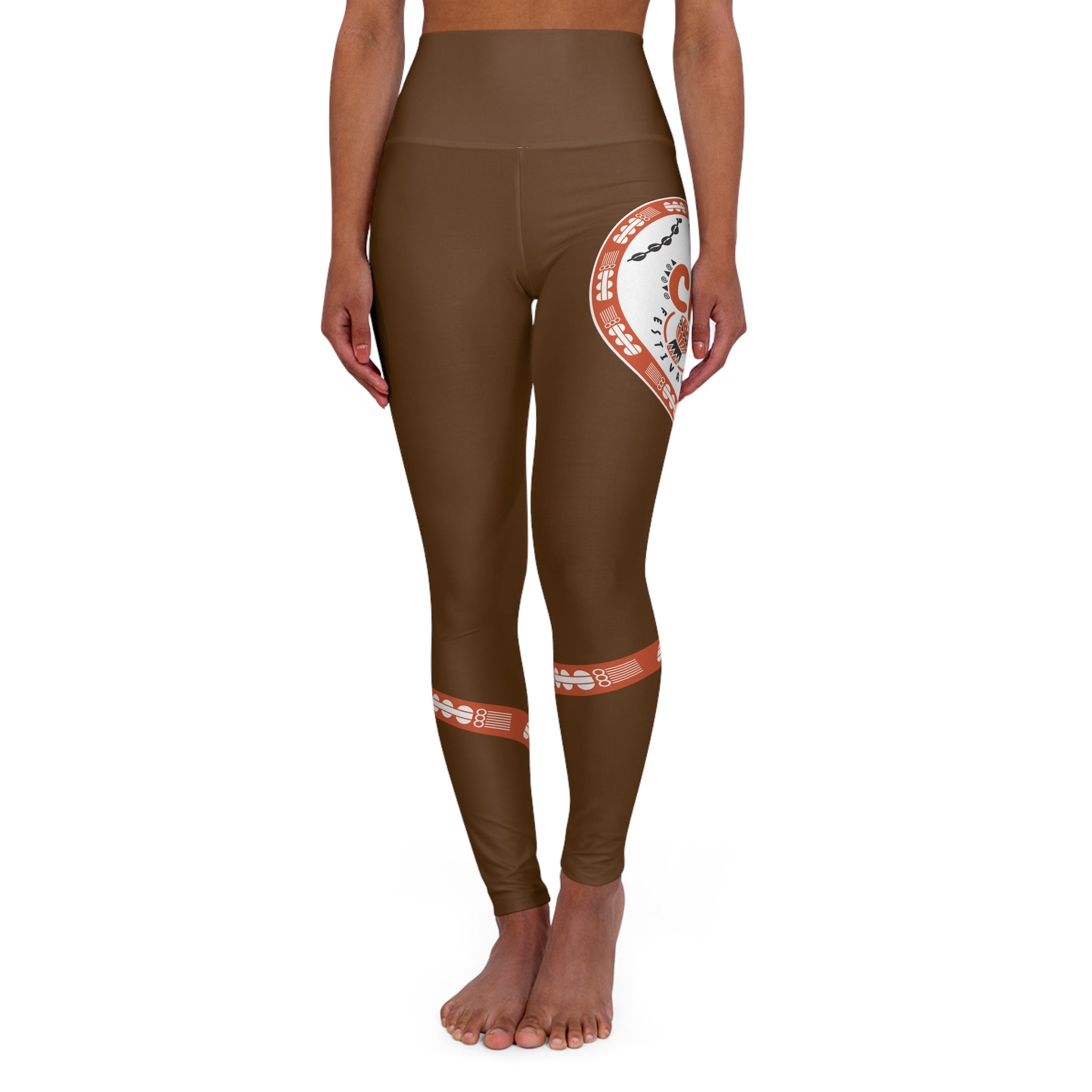 Chai wa 14 fest High-Waisted Yoga Leggings