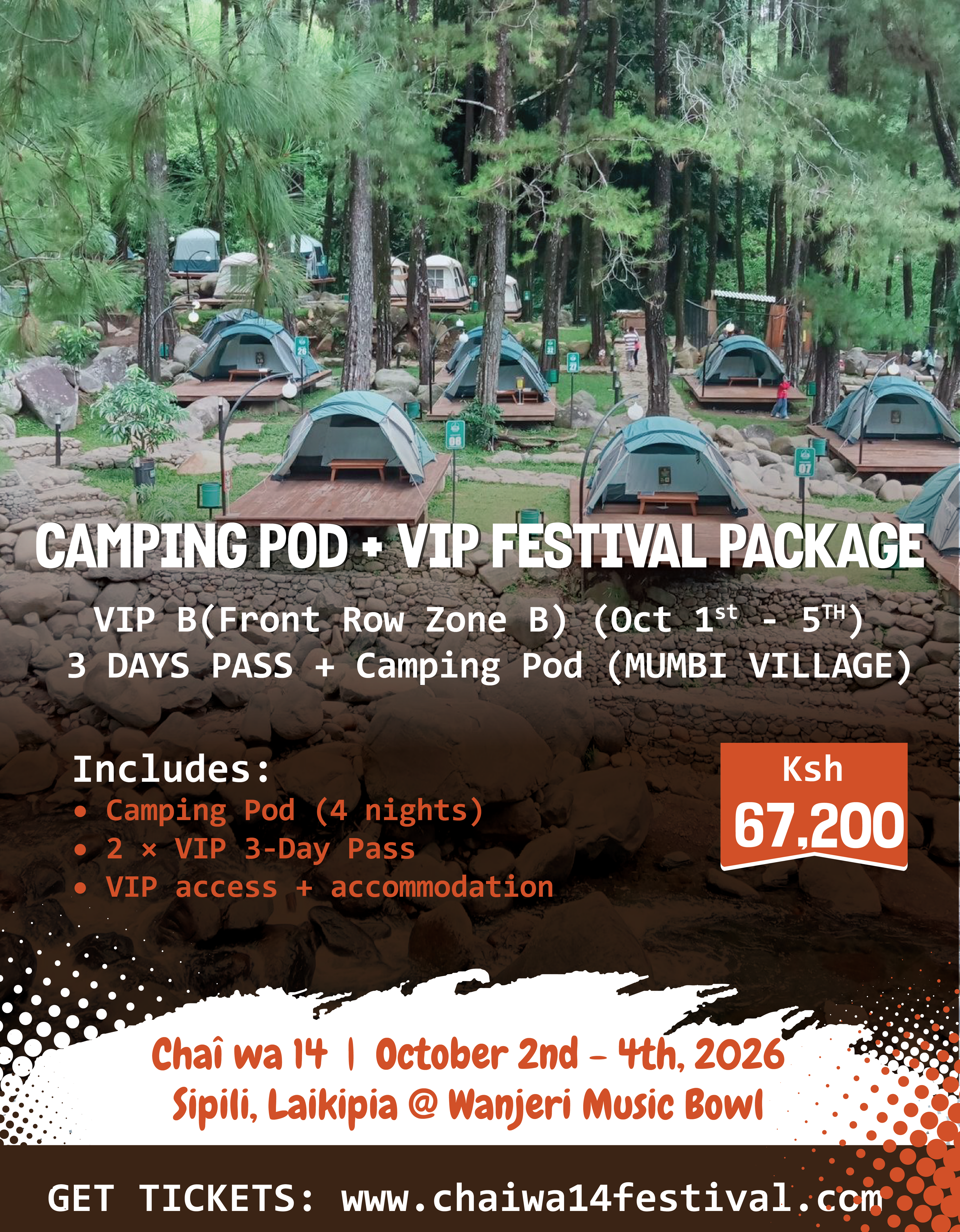 CHAI WA 14 FESTIVAL 2026  VIP , VVIP ,ACCOMODATION PACKAGE & GROUP TICKETS