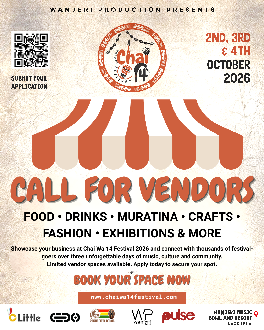 Chai wa 14 Festival Vendor Application Deposit